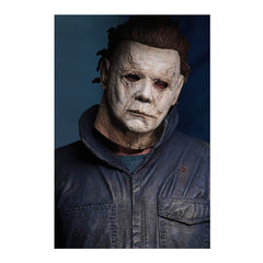 NECA Michael Myers close-up head shows detailed sculpt and menacing expression