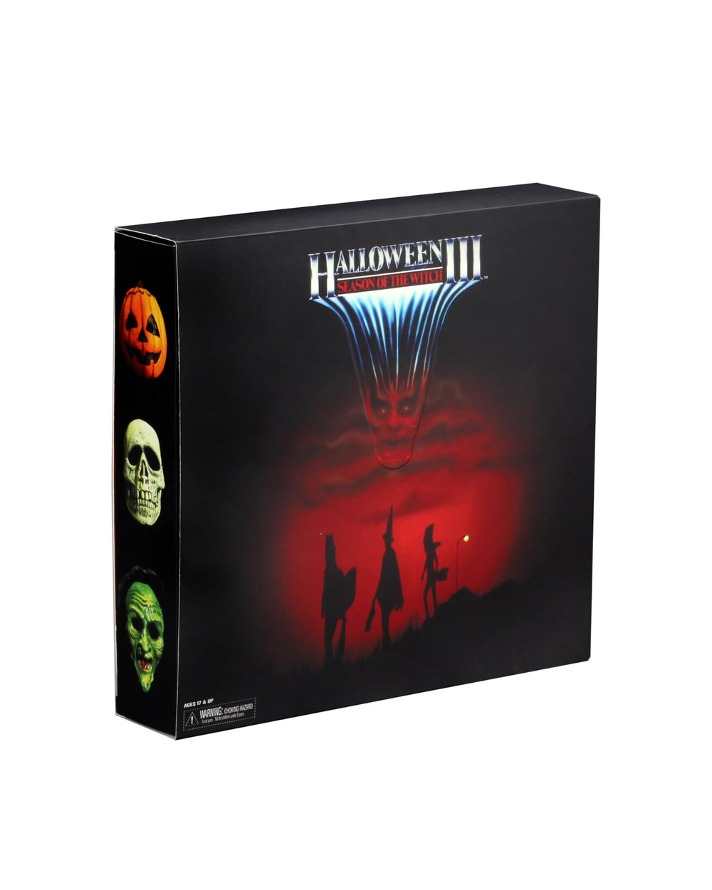 NECA Halloween 3 three-figure set ready for display and storytelling
