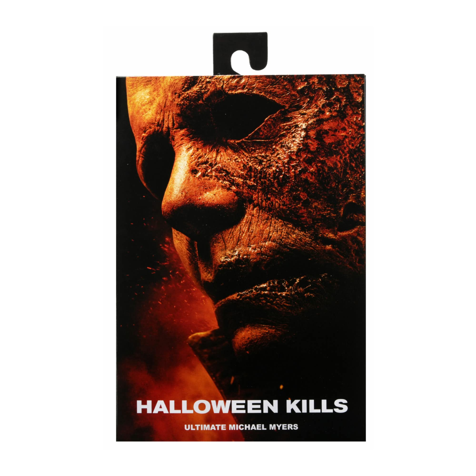 NECA Michael Myers figure side view highlighting detailed sculpt and poseability