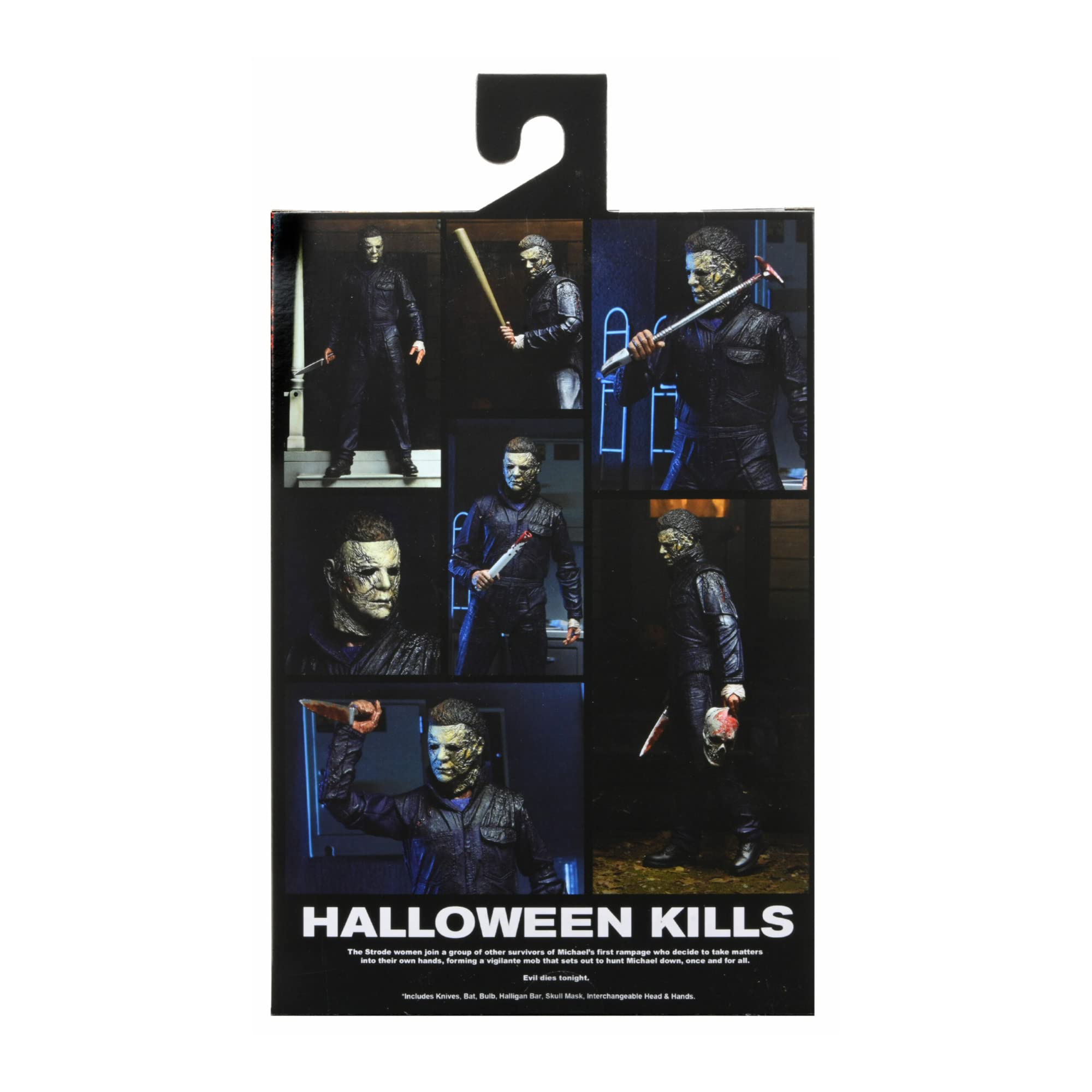 NECA Michael Myers with knives and accessories for authentic display options