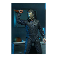 NECA Michael Myers window box packaging showcases collectible presentation