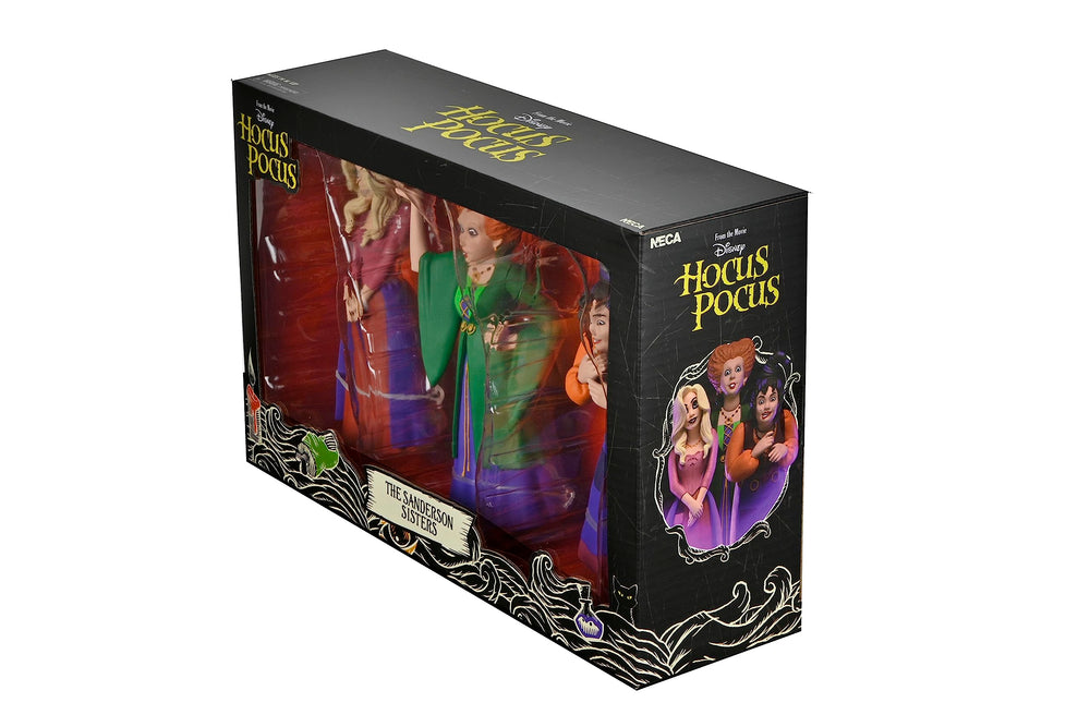 NECA Hocus Pocus 6-inch scale figures offer decorative, collectible play value.
