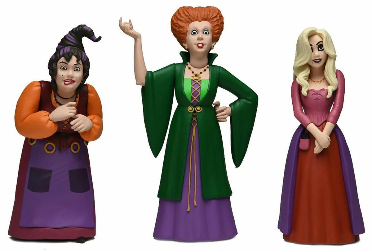 NECA Hocus Pocus Winifred figure in dynamic 6-inch display pose for shelf collection.