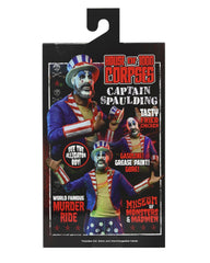 NECA Captain Spaulding figure at 7-inch scale for compact, versatile displays.