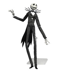 NECA Jack Skellington fabric clothing close-up highlights authentic costume details for authentic display.