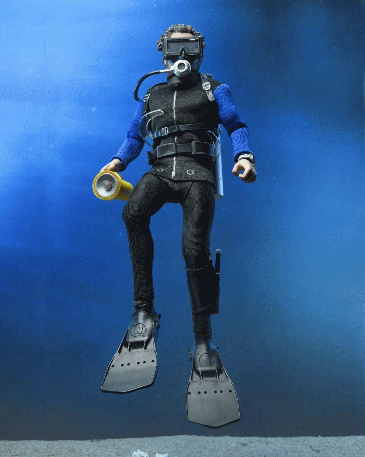 NECA Jaws Hooper oxygen tank adds authentic ocean exploration gear.