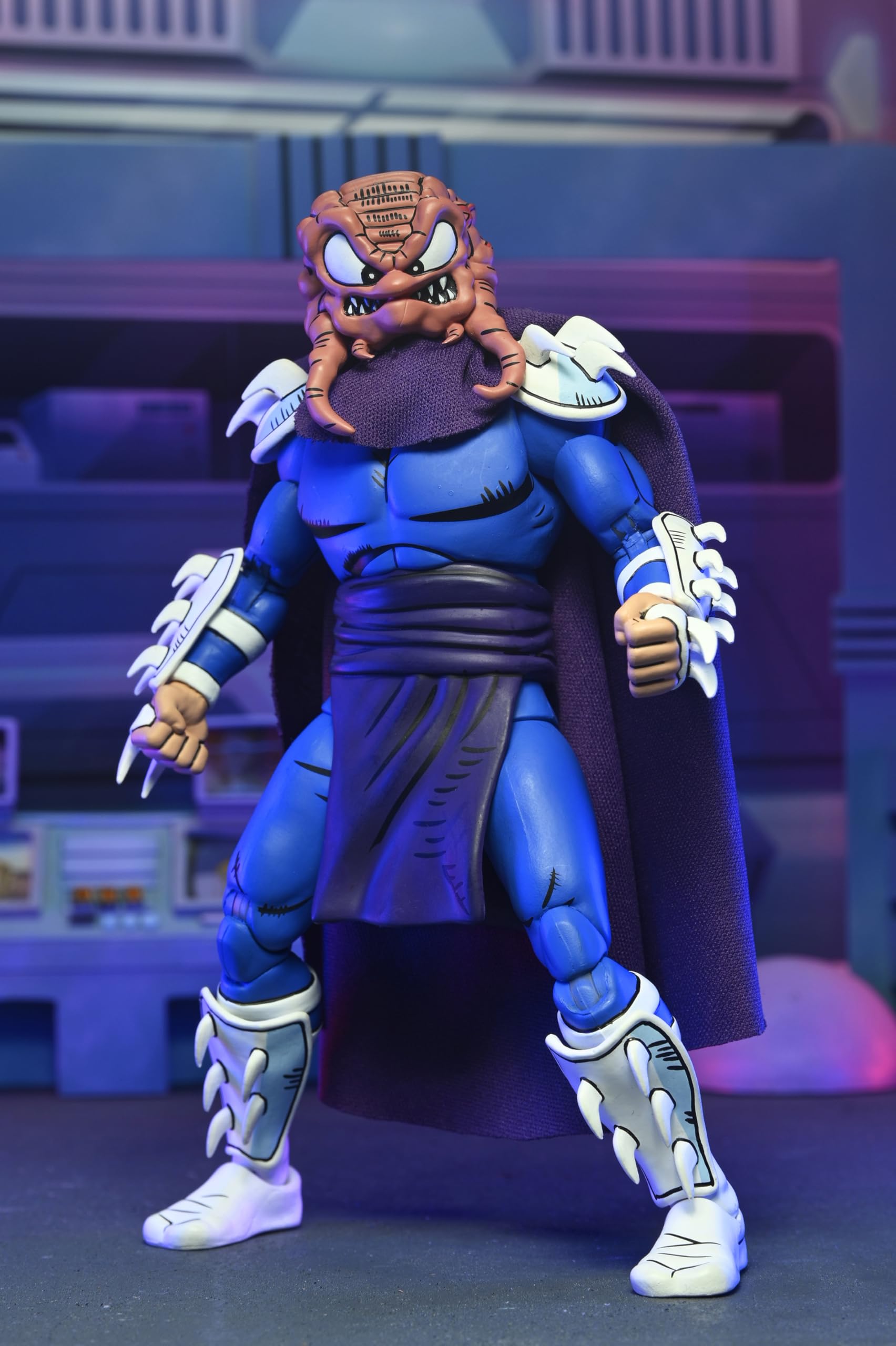 NECA Krang-Shredder figure features detailed sculpting and precise paint