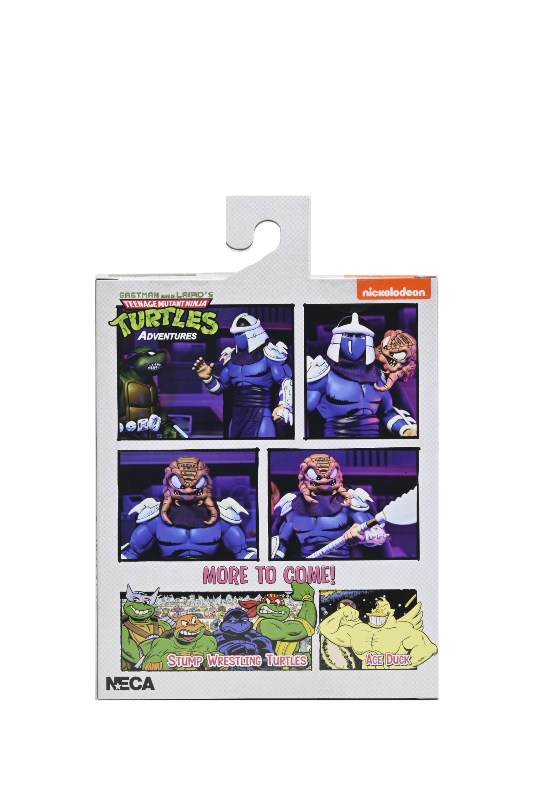 NECA Krang-Shredder figure includes staff and bonsai for dynamic display options
