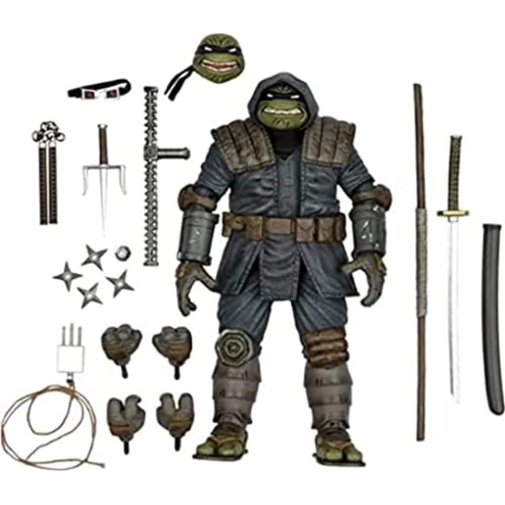 NECA The Last Ronin Armored figure with goggles for dynamic display.
