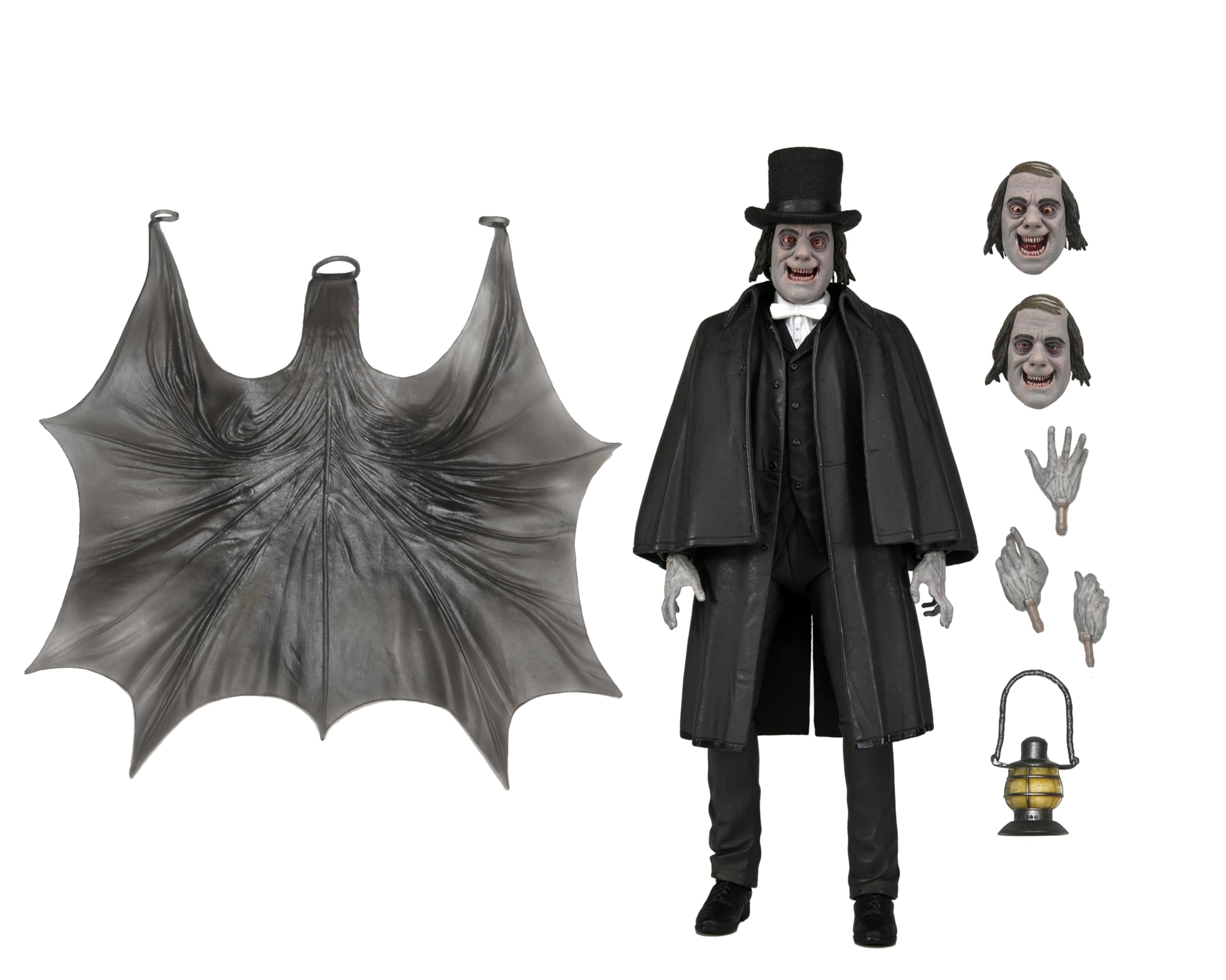 NECA London After Midnight Edward Burke figure front view with detailed likeness