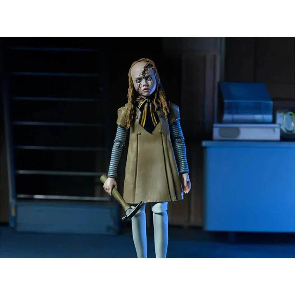 NECA M3GAN Ultimate figure accessories laid out for play or display