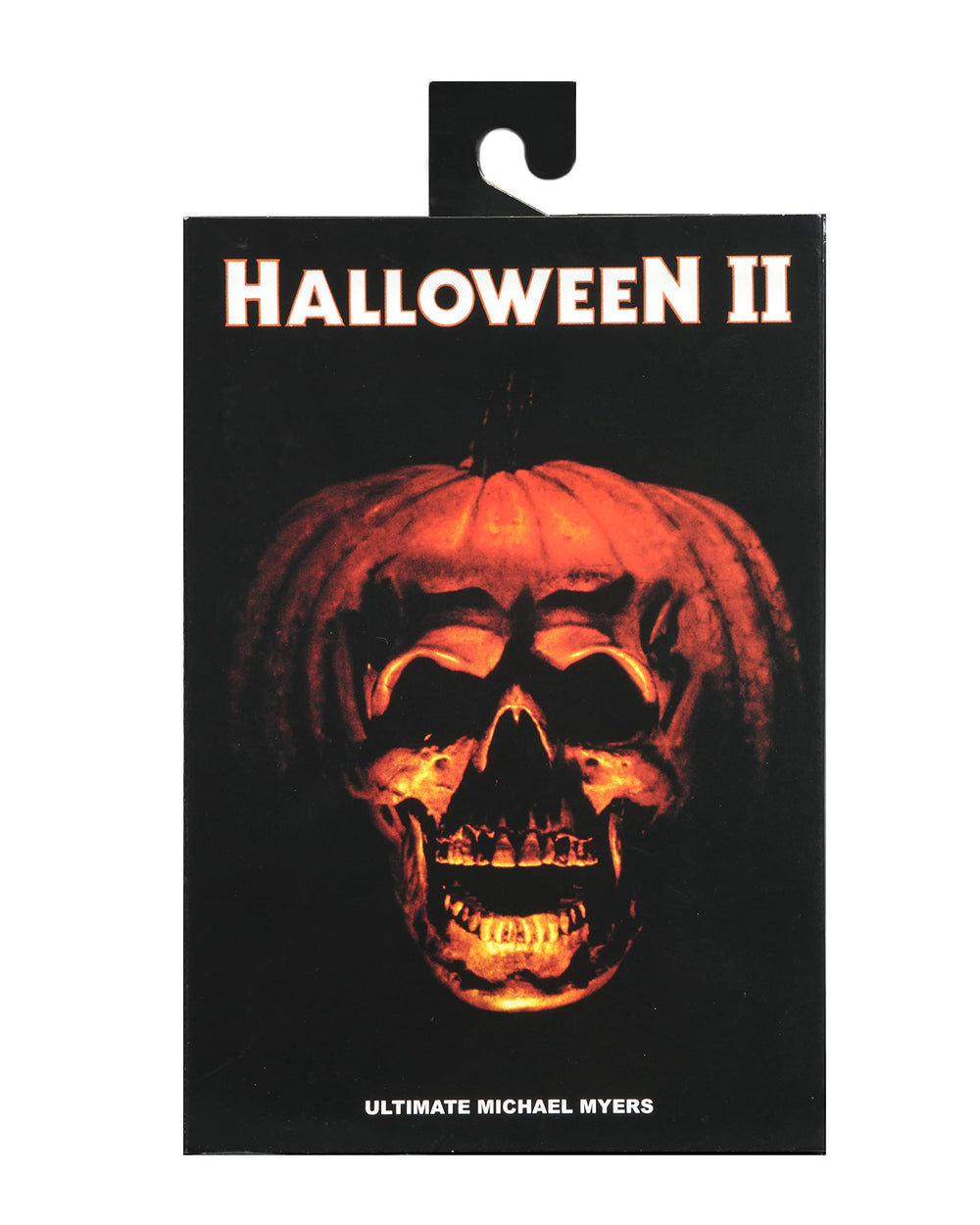 NECA Michael Myers Halloween II accessories include syringe, knife, hammer.