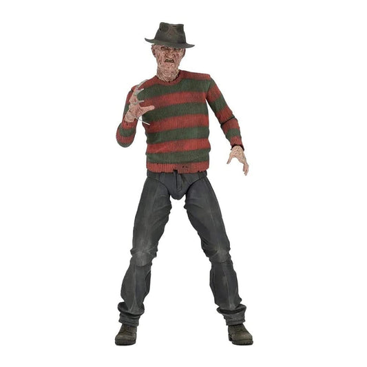 NECA Nightmare on Elm Street Freddy heads set provides interchangeable expressions for dynamic photography.