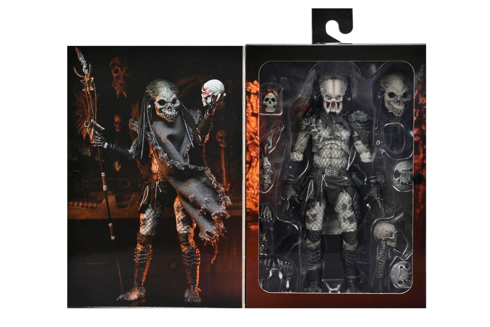 NECA Predator Shaman unmasked head provides dramatic reveal options.