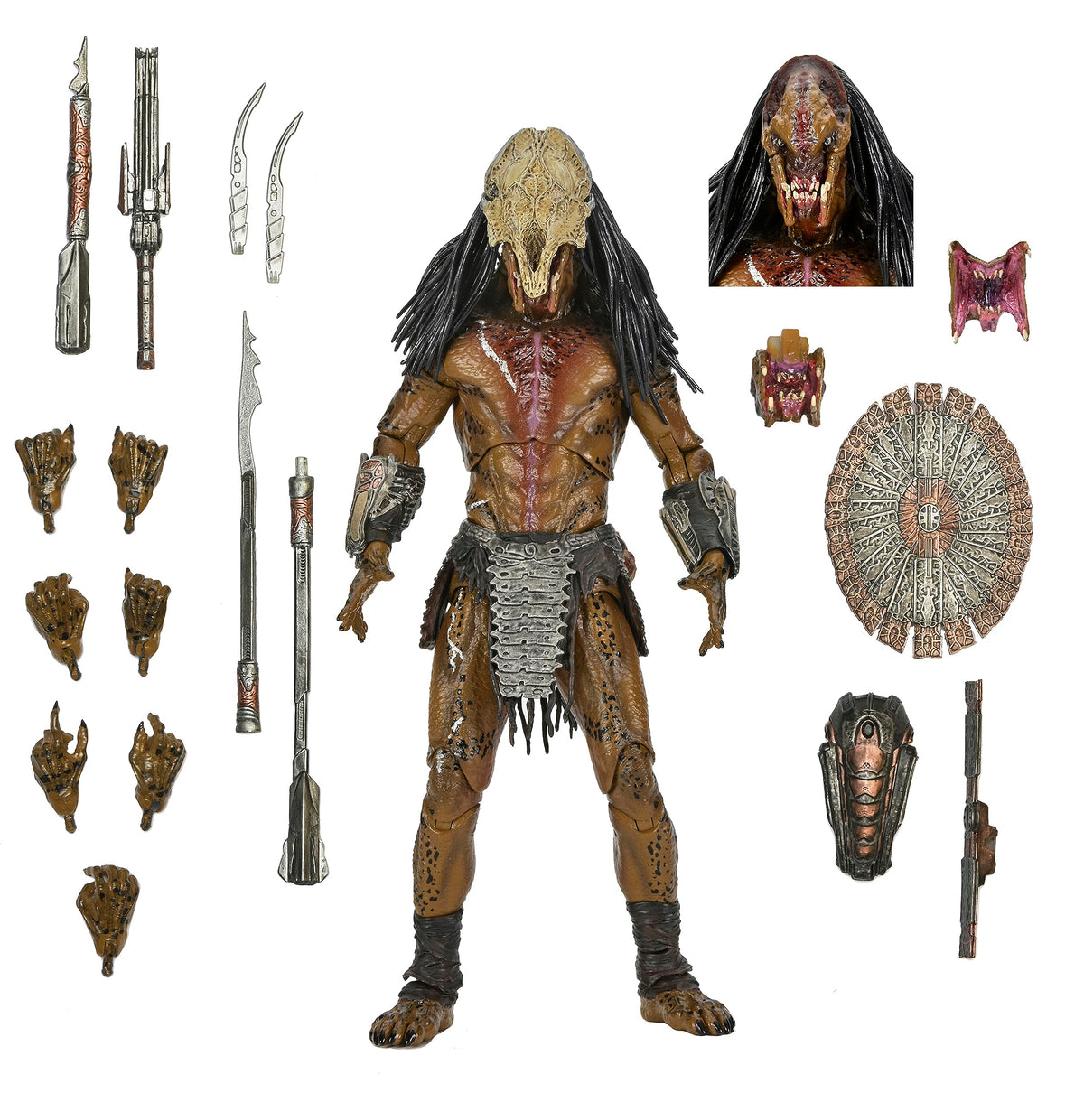 NECA Prey Ultimate Feral Predator figure front view for display and collection