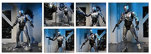 NECA Robocop Auto-9 pistol accessory enhances play scenarios.