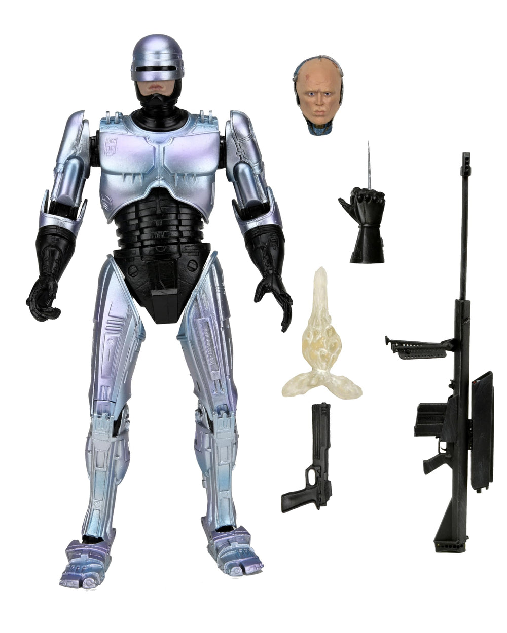 NECA Robocop Auto-9 pistol accessory with hidden holster