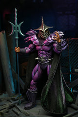 NECA Super Shredder mutagen canister adds authentic prop accent for diorama scenes.