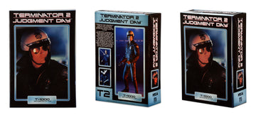 NECA T-1000 Motorcycle Cop figure with bladed arm for dramatic scenes