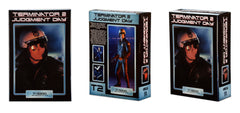 NECA T-1000 Motorcycle Cop figure with bladed arm for dramatic scenes
