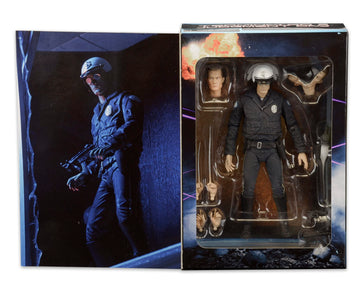 NECA T-1000 Motorcycle Cop figure interchangeable heads for versatile poses