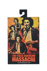 NECA Leatherface accessories with chainsaw and armadillo, ready for poseable display.