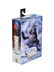 NECA The Thing ULT MacReady revolver in holster with lantern for enhanced display realism.