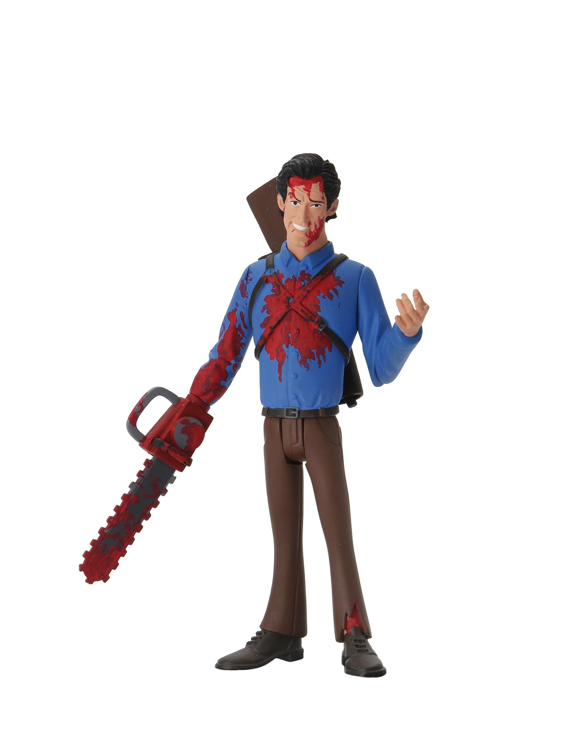 NECA Toony Terrors Ash figure front view, ideal display piece for horror collectors.