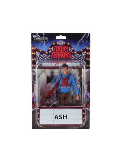 NECA Toony Terrors Ash figure side view, great for dynamic displays on shelves.