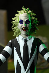 NECA Beetlejuice Toony Terrors 6-inch figure articulated joints close-up.