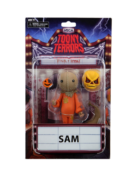 NECA Trick or Treat Sam jack-o-lantern lollipop accessory, ideal for seasonal display