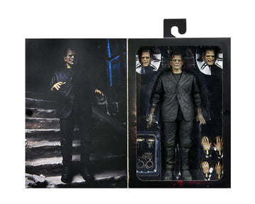 NECA Universal Monsters Frankenstein display setup ideas for shelves.