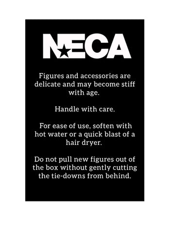 NECA Mummy window box packaging for easy display or storage