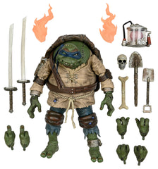 NECA Leonardo Hunchback figure with brain in a jar for dramatic display