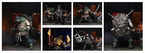 NECA Leonardo Hunchback figure with interchangeable hands for varied gestures