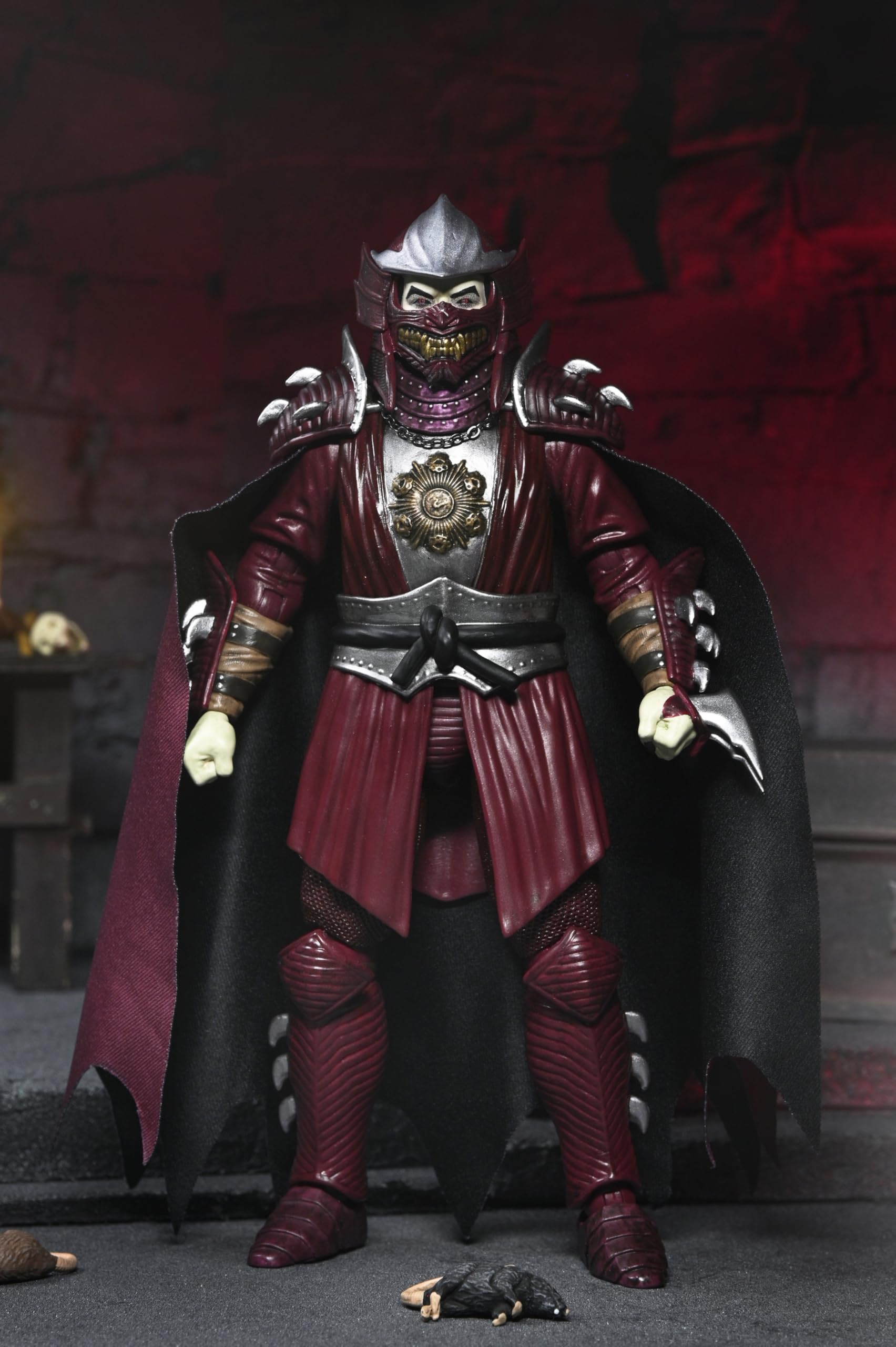 NECA Shredder as Dracula Crimson lifeless rats for atmospheric scenes