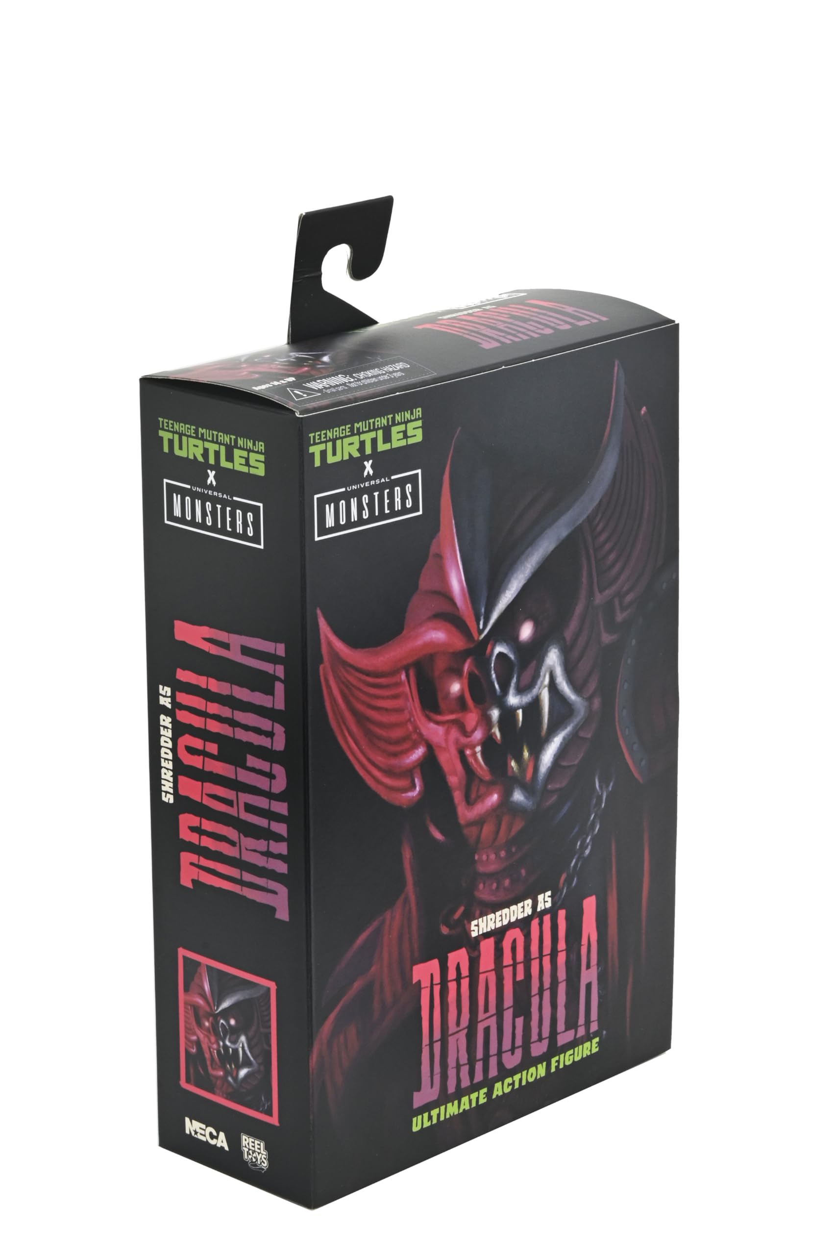 NECA Shredder as Dracula Crimson turtle skull accessory enhances display storytelling