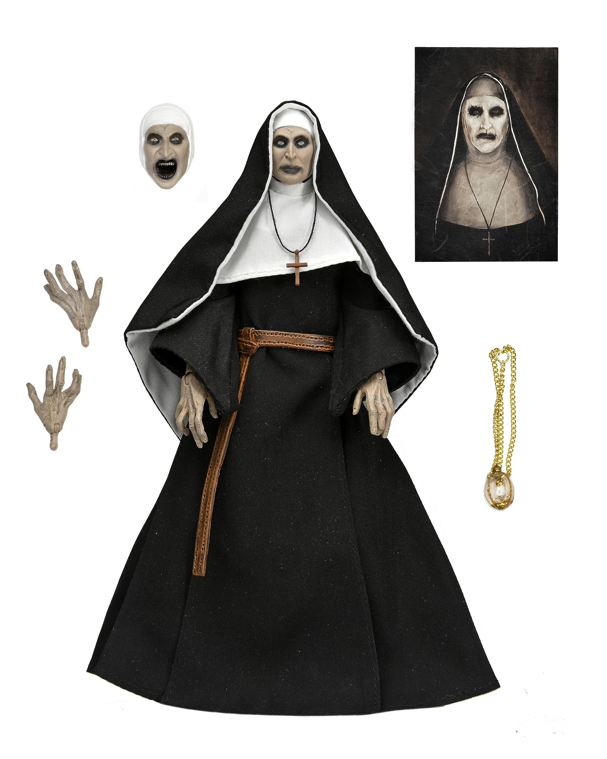 NECA Valak display stand provides secure support for dynamic displays