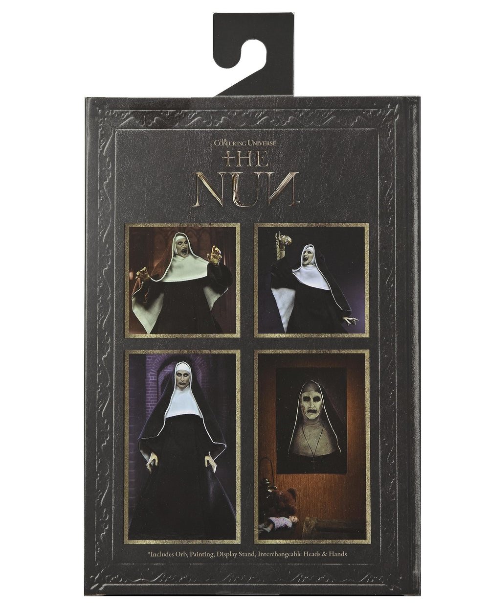 NECA Valak figure with interchangeable heads for versatile horror posing
