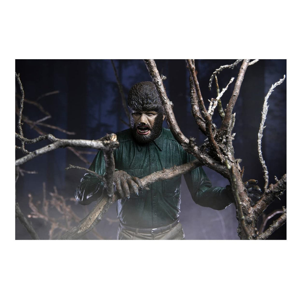 NECA Wolf Man Ultimate figure animal trap accessory for storytelling setups