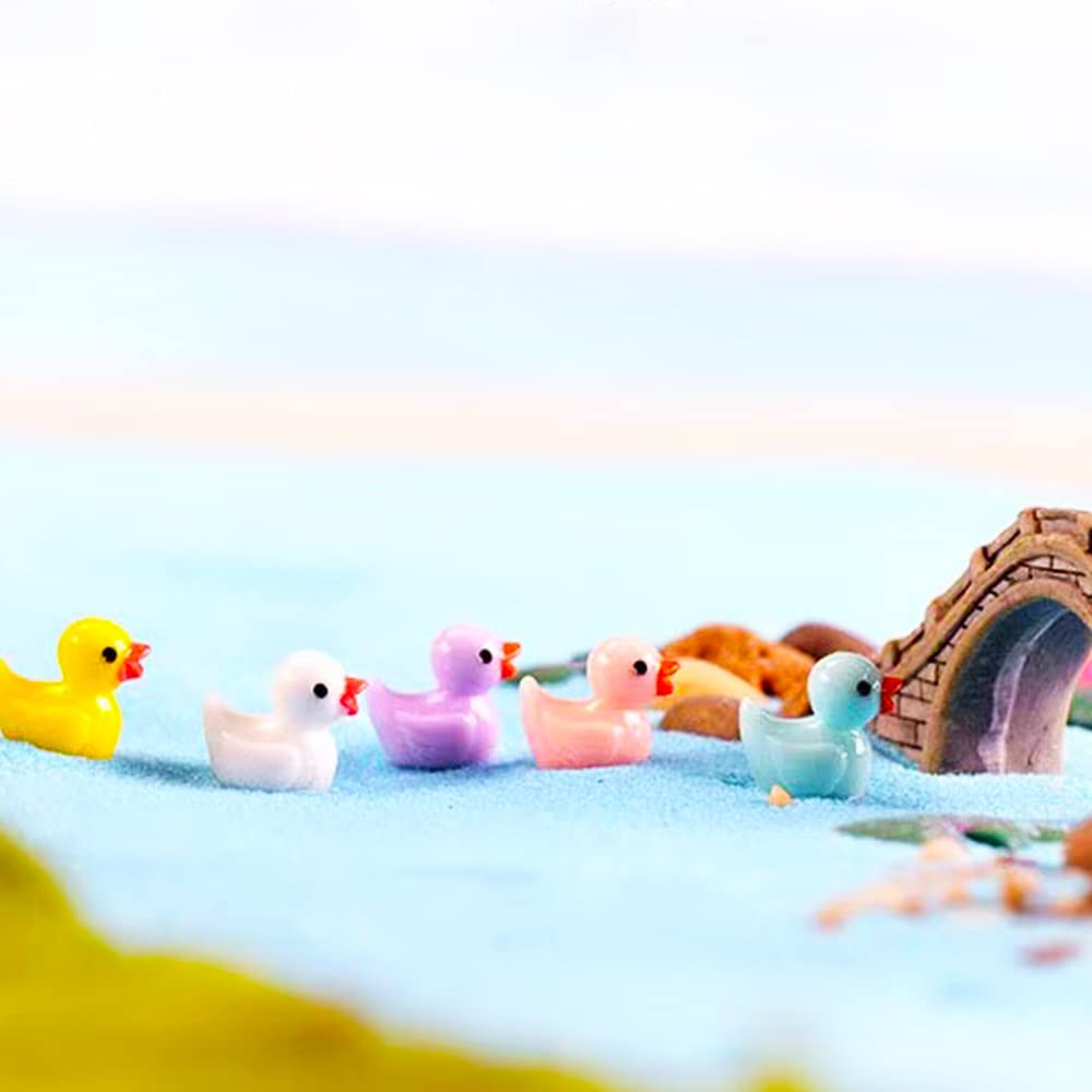 Neec mini resin ducks as dollhouse accessory for creative projects.