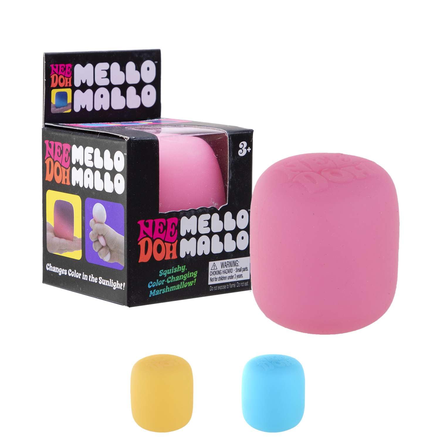 Needoh NeeDoh Mello Mallo color-change in sun, tactile squishy fun.