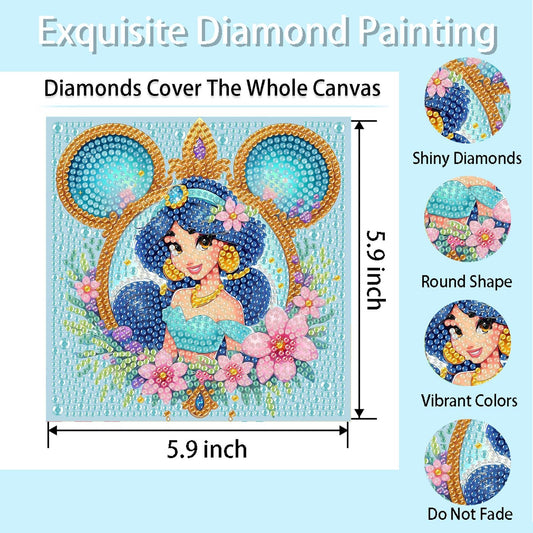 nekpiahu hd-printed canvas diamond art showcases vibrant patterns for engaging craft time.