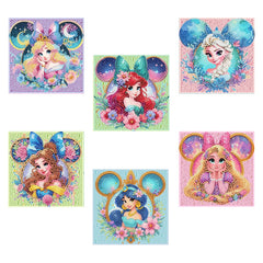 nekpiahu six-pack diamond art kits for kids spark creativity through colorful, sparkling designs.