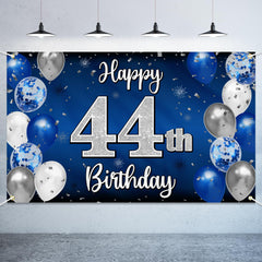 Nelbiirth Happy 44th Banner Backdrop for vibrant celebration photos.