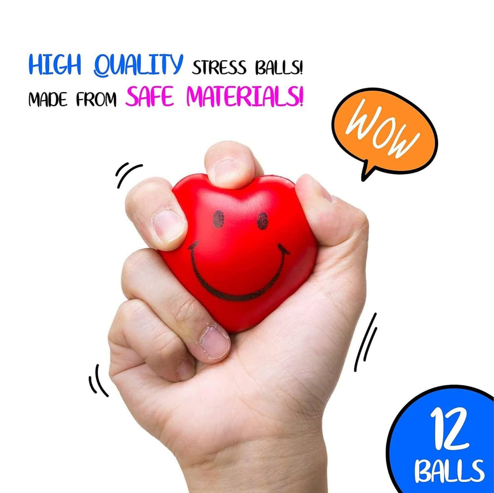 Neliblu heart-shaped foam stress ball ideal as a playful classroom gift.