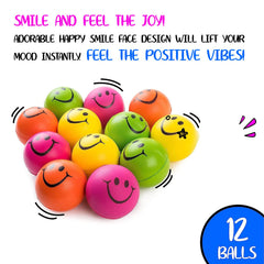 Neliblu Neon Smile stress ball with happy face boosts focus during study