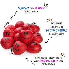 Neliblu valentines stress ball set as a thoughtful gift for kids and friends.