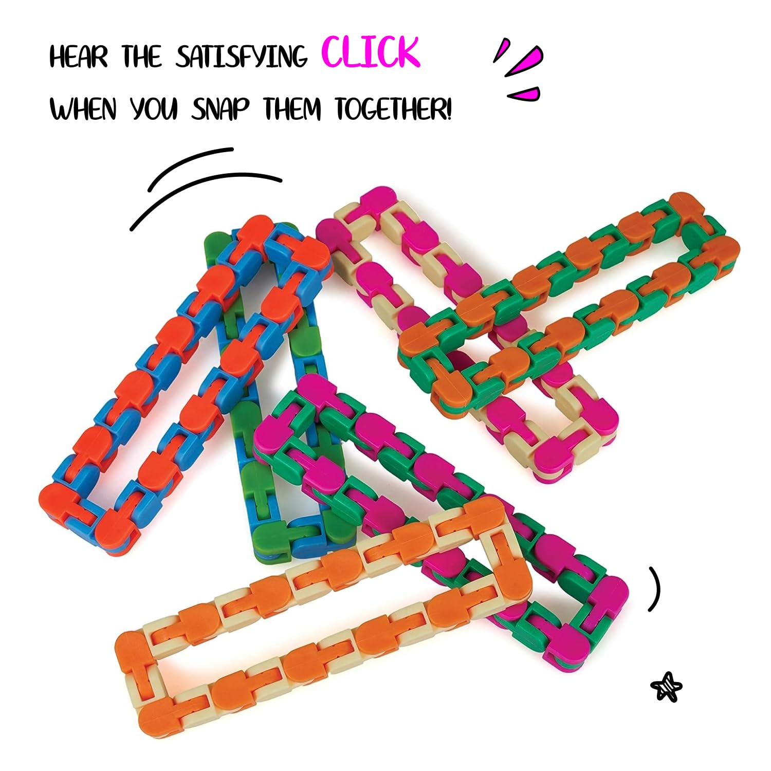 Neliblu Wacky Tracks durable plastic withstands frequent handling