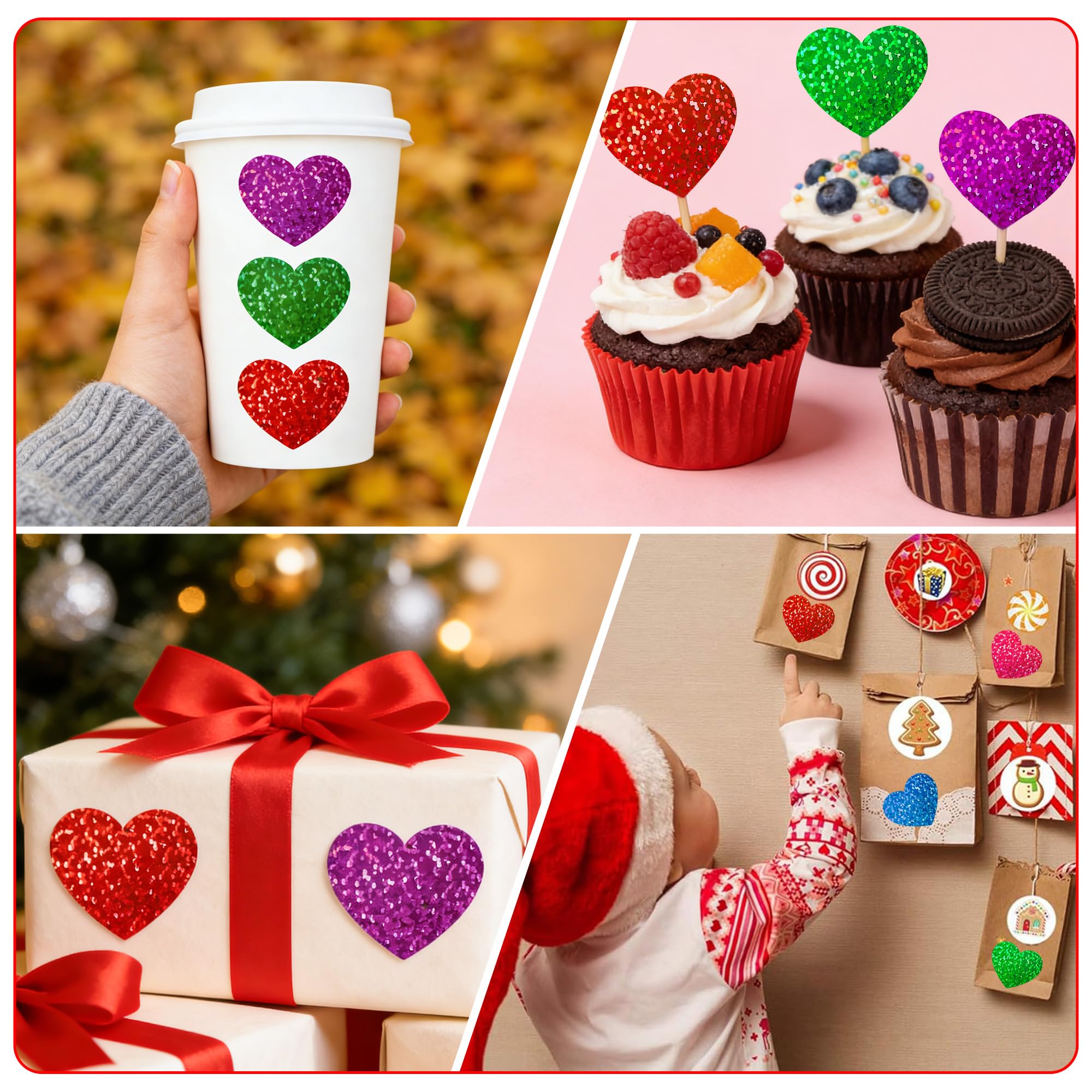 Nelisylux love themed labels brighten cards and party favors
